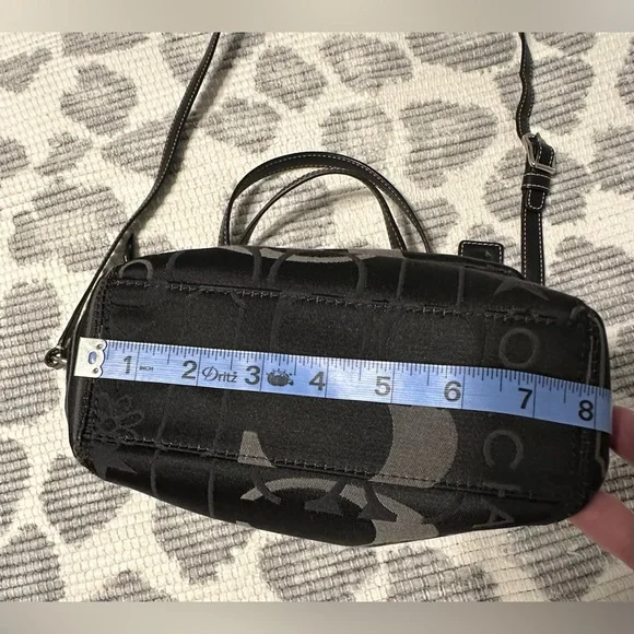 Coach black and gray shoulder bag - Picture 6 of 12